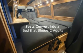 One of a Kind Classic Woody Campervan Sleeps 4/5