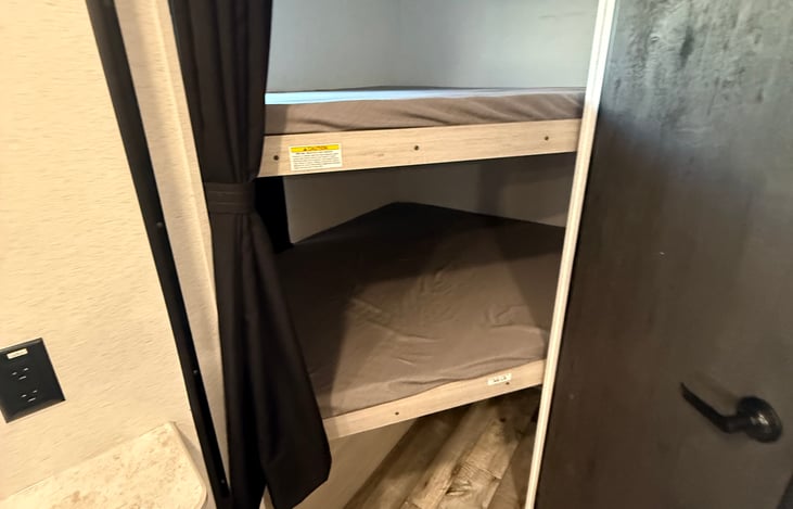 Double over double bunk beds