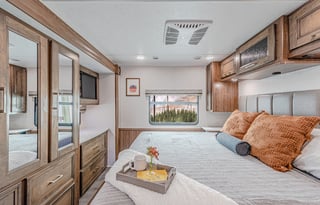 Luxury 2021 Coachmen Mirada Can Sleep up to 7 adults or 8 with kids.
