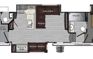 2018 Keystone RV Raptor 425TS