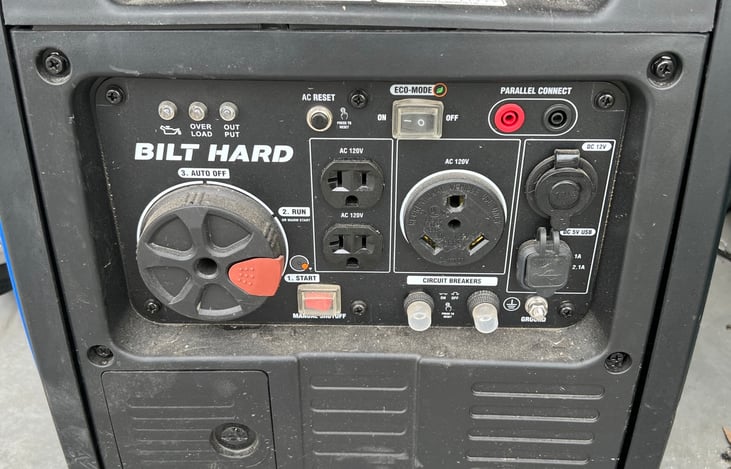 3500 Watt Generator Free to use, you supply the Gas