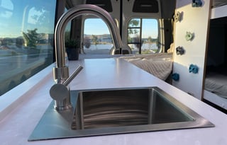 Family Size Mercedes-Benz Sprinter w/ Rock Wall