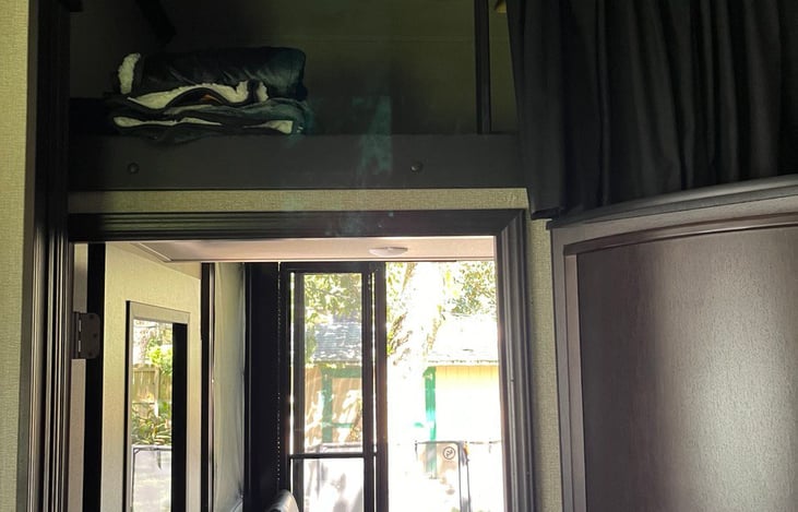 You can have either have the screens or the windows up depending on the weather.