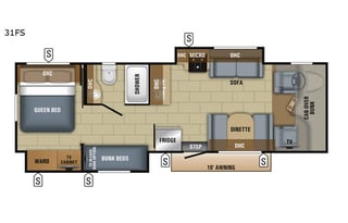 Jayco Greyhawk 31FS - Bunkhouse!