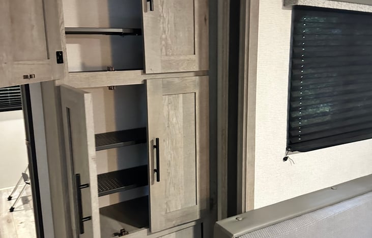 Pantry for food storage.