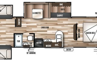 2018 Forest River Wildwood 31KQBT