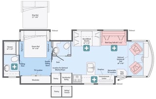 2019 Winnebago Sunova 36Z –  Class A with 1.5 Bath