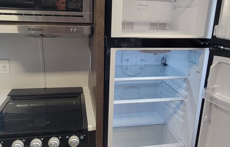 Plenty of space in the 12v fridge and freezer.
