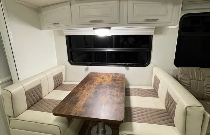recently upgraded dinette seats!