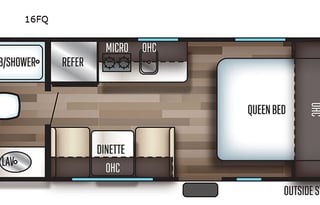 Campsites Delivered's 2019 Forest River RV Cherokee Wolf Pup 16FQ