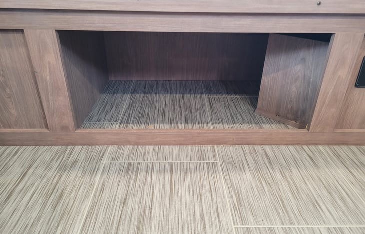 Storage under queen bed