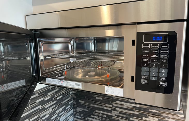 Convection microwave (kinda like an air fryer)