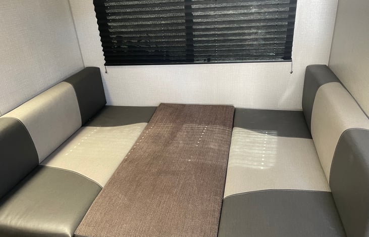 Extra sleeping space (picture NOT with slide out out)