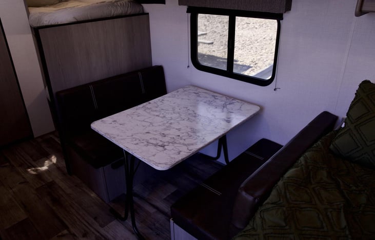Dinette is perfect for eating and playing games together!