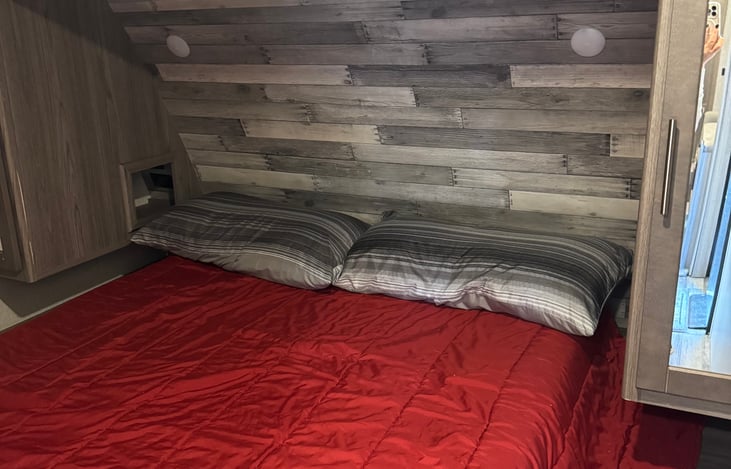 Queen in master bedroom