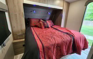 Fun AND Games in a comfy towable land yacht!