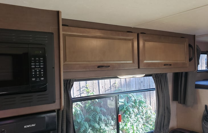 Storage above Dinette!