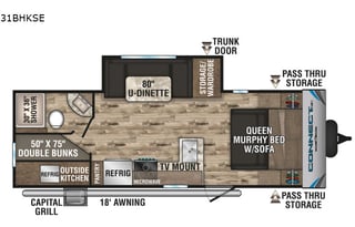 2019 KZ Sportsmen LE 23 feet, sleeps 7