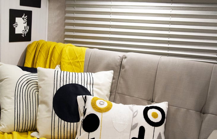 Watch TV, listen to your favorite tunes, read a book or just sit back and relax on the comfy couch. At night it can be pulled out to sleep 2 small kids or a single adult.