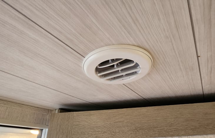 A/C ducts throughout the entire camper for added comfort during the warmer times of the year.