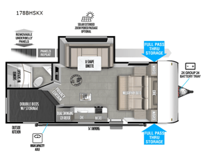 Forest River RV Salem FSX 178BHSK