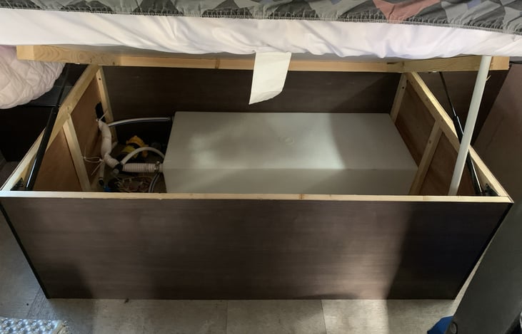 Under the bed storage