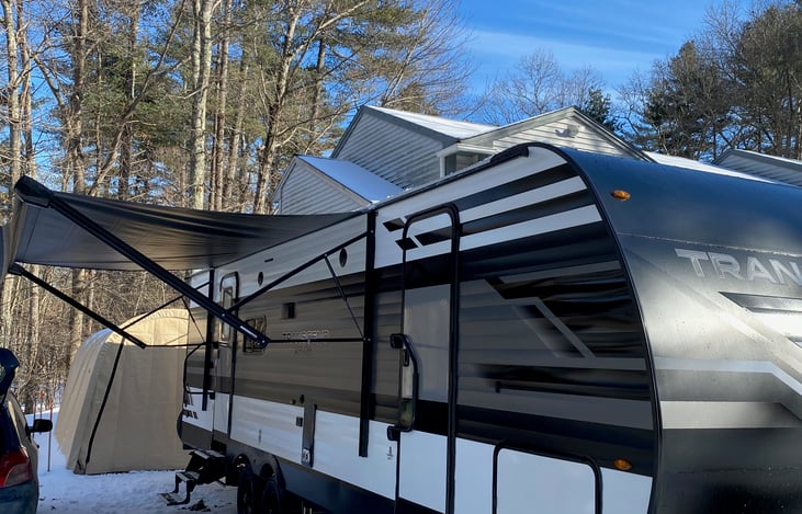 16' Power Awning, Exterior Light and Two Entrances