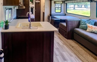 Casino getaway or night in the woods.