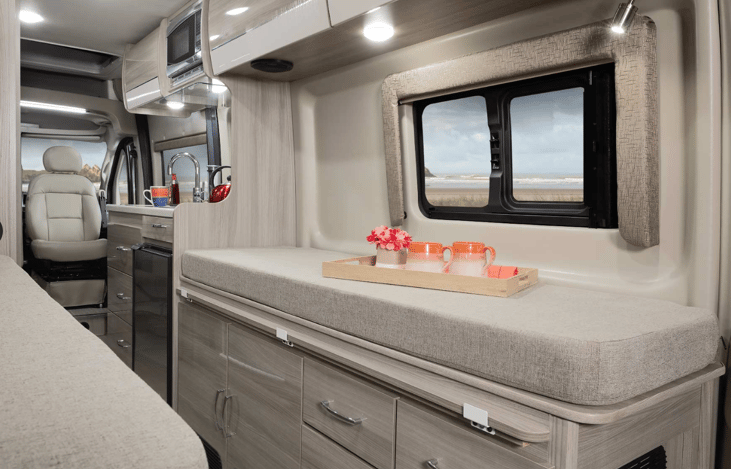 Main Sleeping Area With Bed put Away