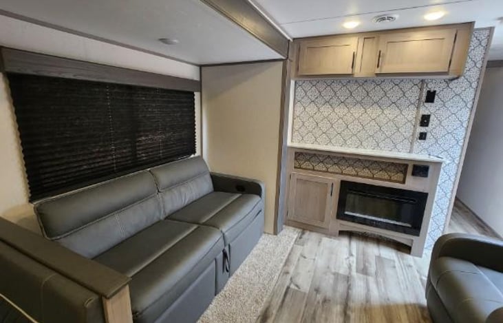 TV is here now, with Roku, just not pictured.