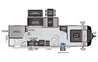 2021 Cougar 29 Bunk house