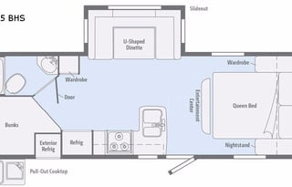 2017 Winnebago Minnie 2455 BHS