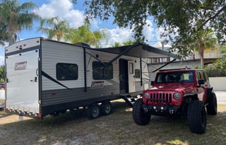 2021 Coleman 30ft Toy Hauler 5475 lbs dry weight