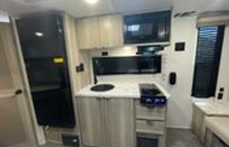 Full size fridge with freezer