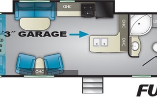 37' Toy, Kid and Fun Haulin' Travel Trailer