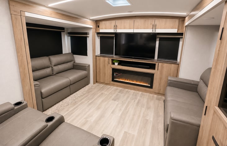 Two Sleeper sofas and recliners