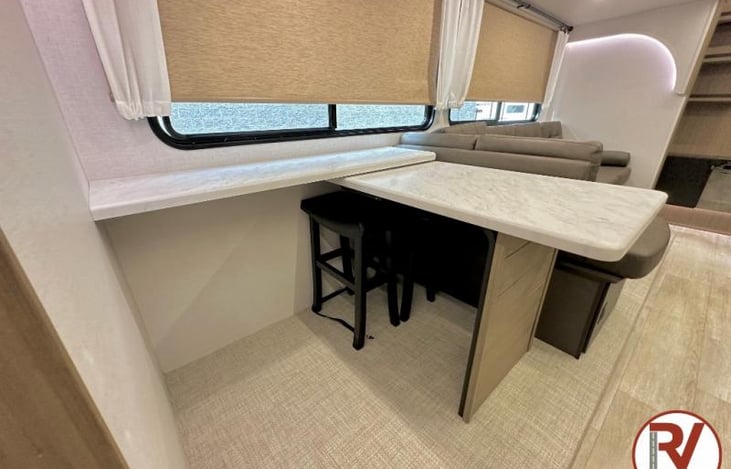 Position the table where you want it.