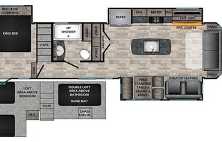 2023 Cross Roads RV Hampton HP370FDL