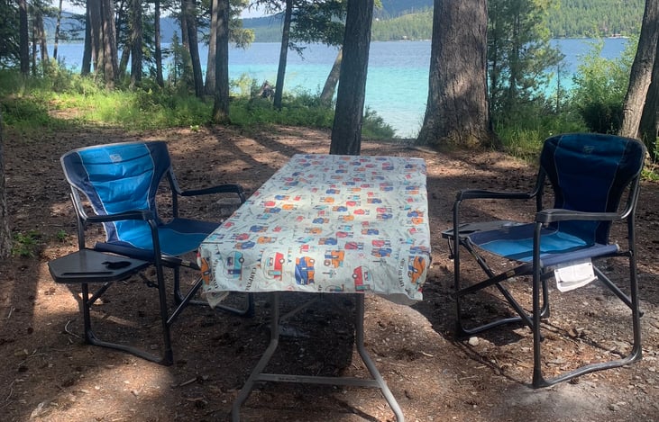 Rental Option#2. Table and Chairs for outdoor Dining or playing games.