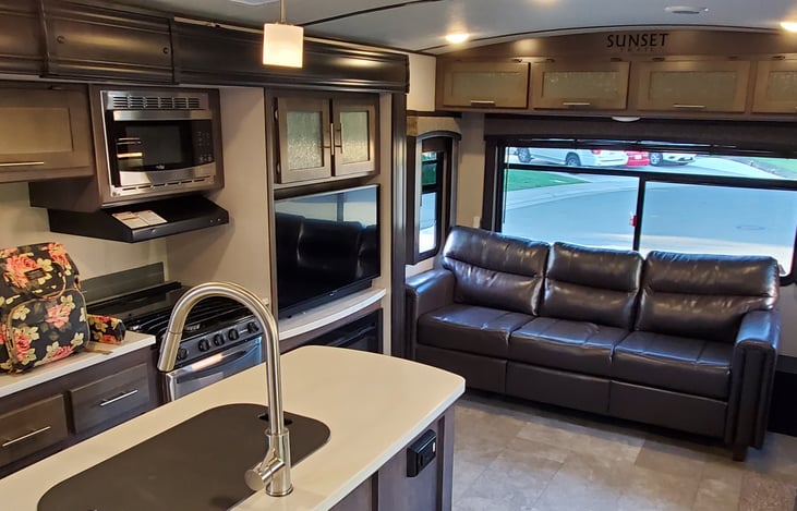 cough folds out into very large bed.