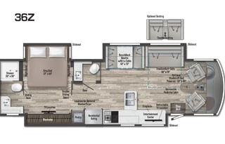 Large RV with 2 bathrooms
