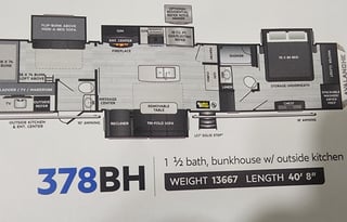 2023 Keystone Avalanche 378 BH