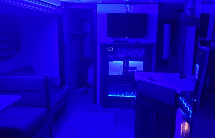 Blue accent light inside as well.