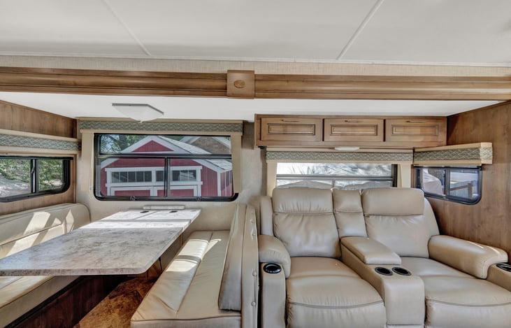 Dinning and living area.