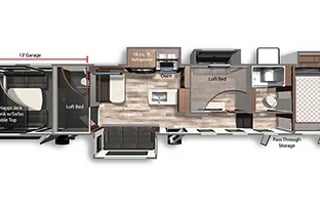 Family Toy Hauler w/ Patio Deck • Sleeps 10