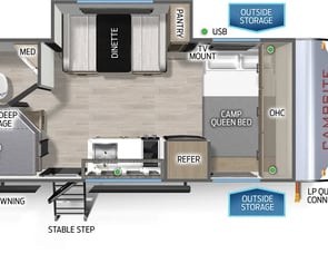 Forest River RV Campsite Reserve 17 LS