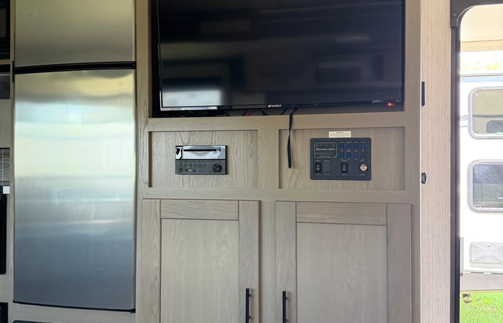 Radio and 40" TV