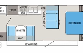 Jayco 22’ Simple to Use Travel Trailer!