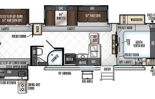 2018 Forest River RV Rockwood Signature 8326bhs