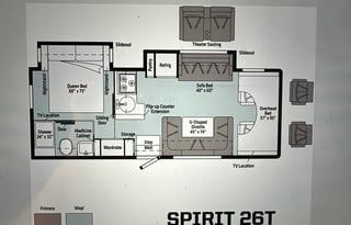 2021 Winnebago Spirit 26T couple & small family